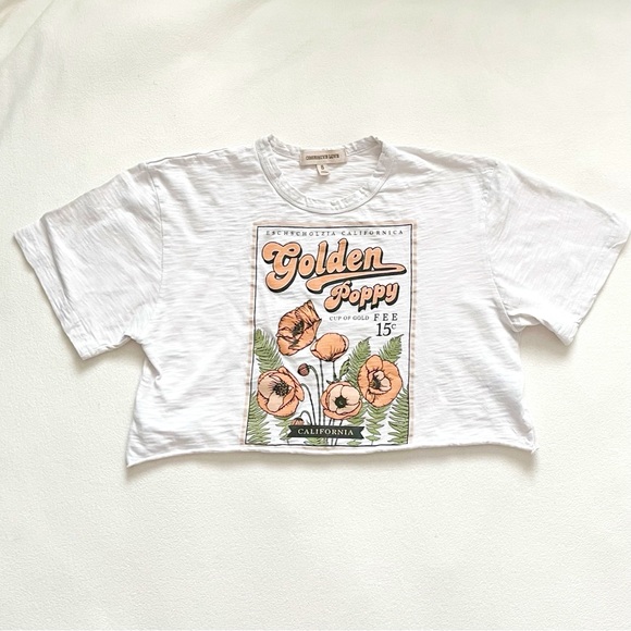 Floral Croped Tee - Picture 1 of 7